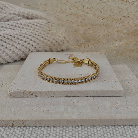 Sparked in Love Tennis Bracelet