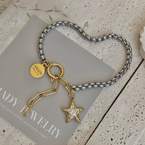 Starlink Mixed Metal Bracelet