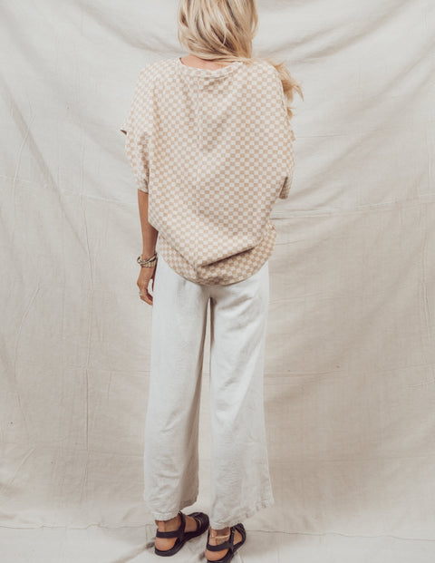 Nalany Checkered Top