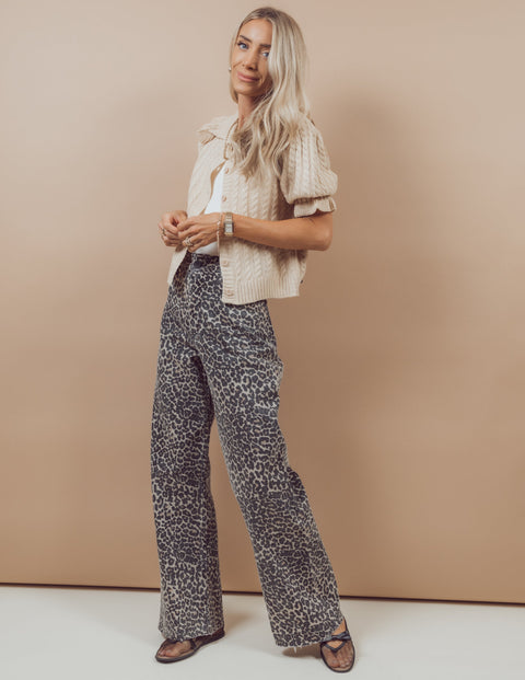 Mia Leopard Printed Pants