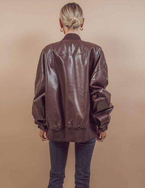 Mati Faux Leather Jacket