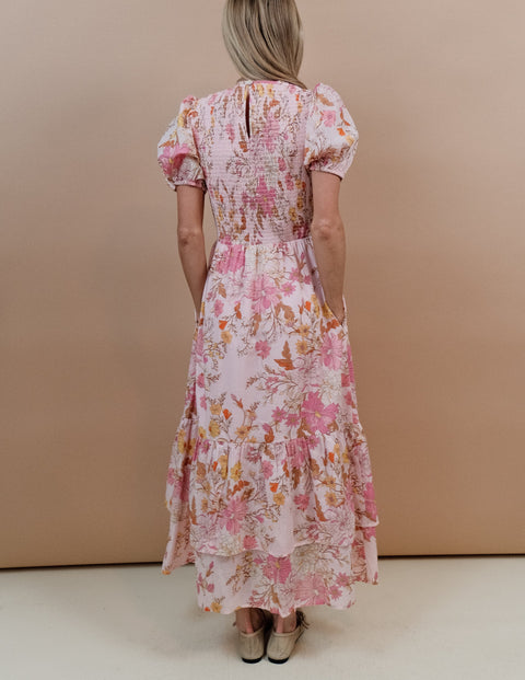 Solanda Floral Midi Dress