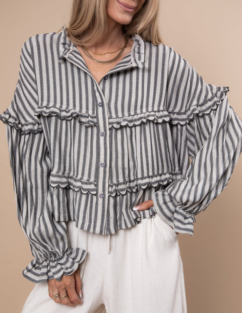 Karlie Striped Top