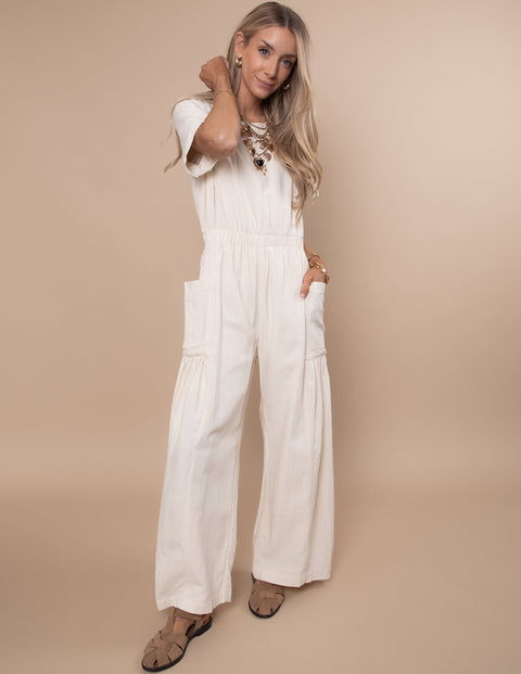 Dalila Textured Jumpsuit