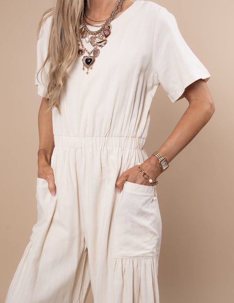 Dalila Textured Jumpsuit