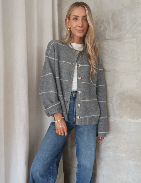 Danny Striped Cardigan