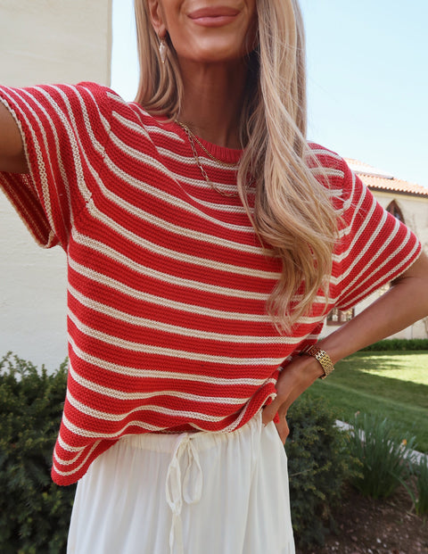 Maddi Striped Top