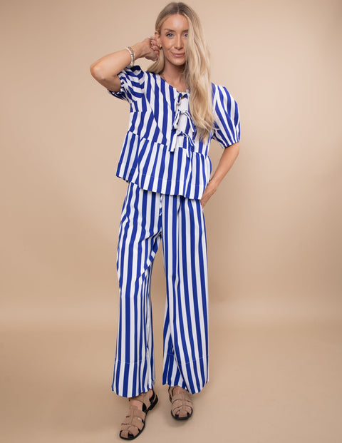 Greta Striped Two Piece Set