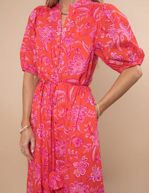 Aria Floral Midi Dress