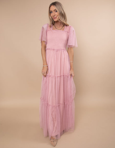 Gwenyth Mesh Maxi Dress