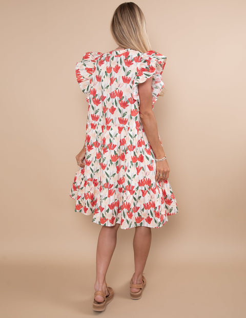 Marian Floral Dress