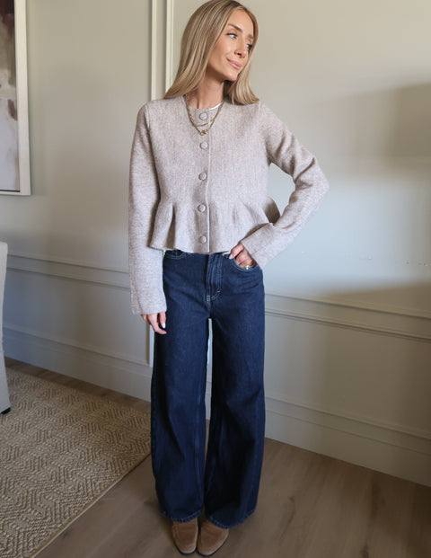 Milan Peplum Top