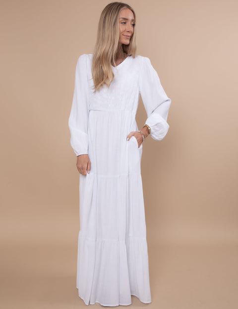 Divinity Embroidered Temple Dress