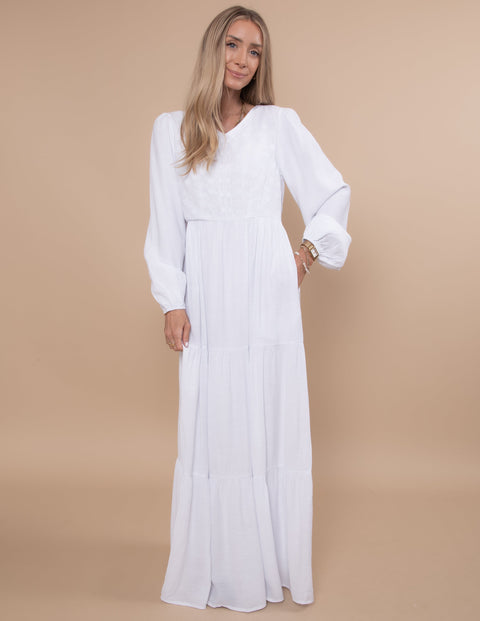 Divinity Embroidered Temple Dress
