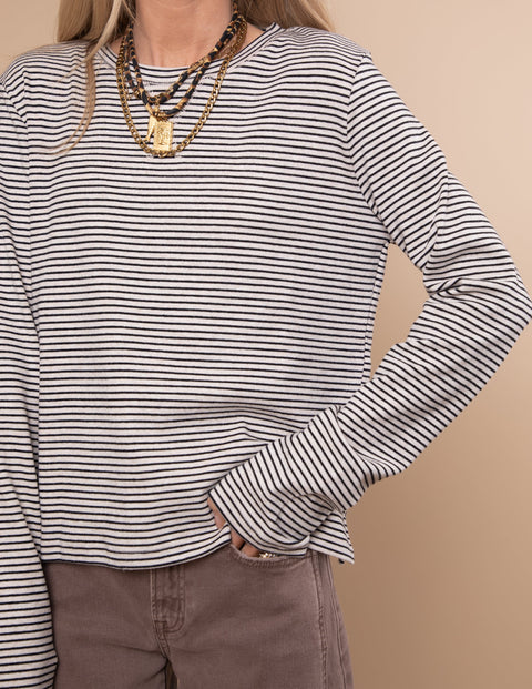 Zayla Striped Top