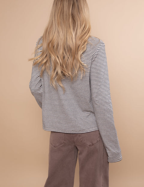 Zayla Striped Top