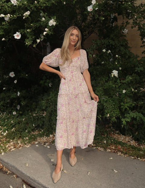 Blush Daydream Floral Dress