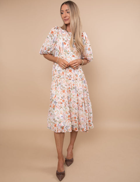 Cinthia Floral Midi Dress