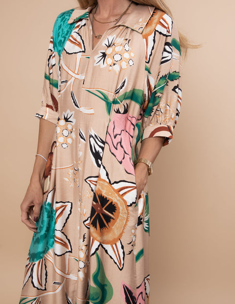 Desert Garden Midi Dress
