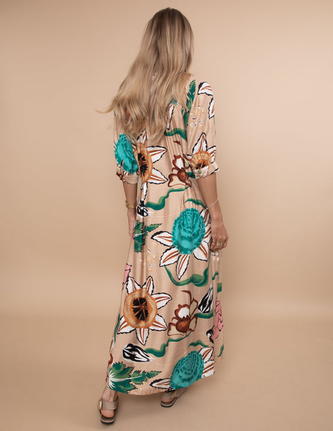 Desert Garden Midi Dress