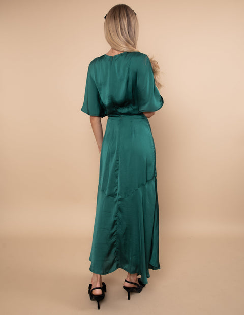 Genevieve Flutter Sleeve Dress