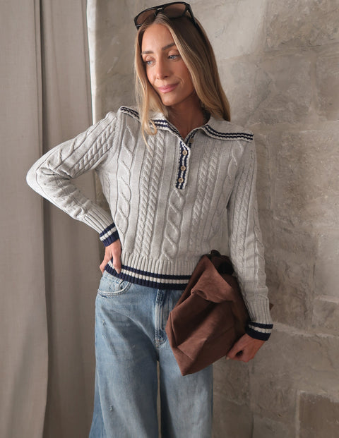 Nautical Charm Knit Sweater