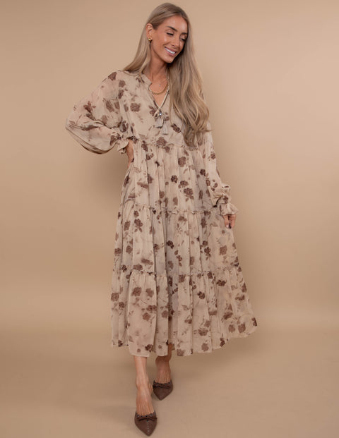 Golden Hour Tiered Dress