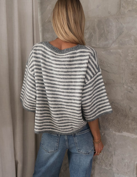 Ridgeway Striped Cardigan