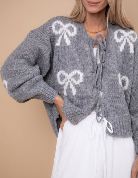 Lovie Bow Cardigan