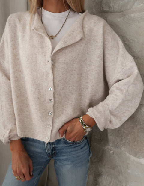 Soraya Button Cardigan
