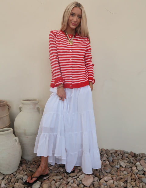 Esmerée Striped Cardigan