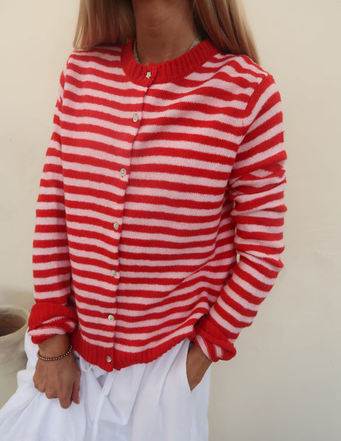 Esmerée Striped Cardigan