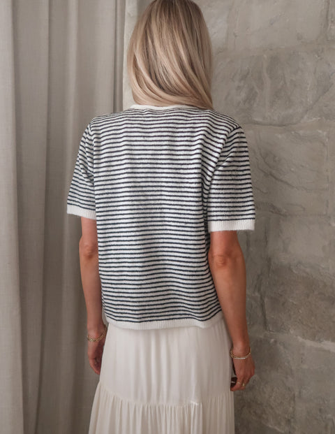 Coastal Button Knit