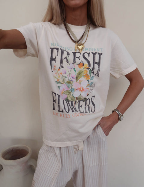 Fresh Flowers Graphic Tee