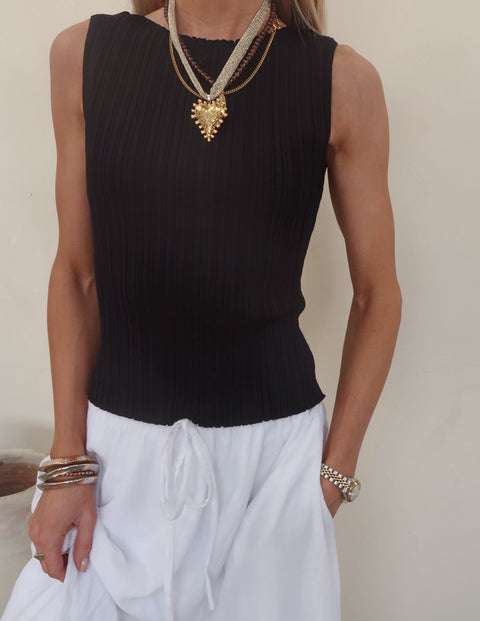 Monaco Ribbed Tank