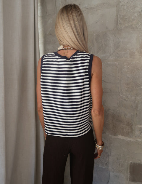 Marley Striped Sleeveless Top