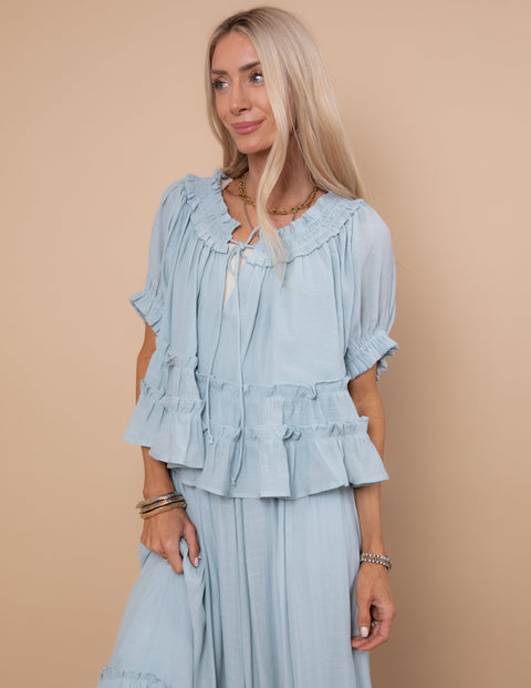 Beatrice Tiered Ruffle Layer Top
