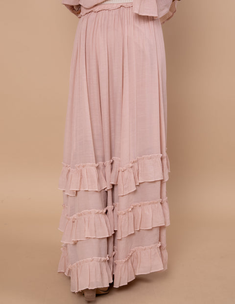 Beatrice Ruffle Maxi Skirt