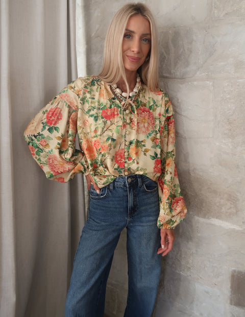Vale Floral Top