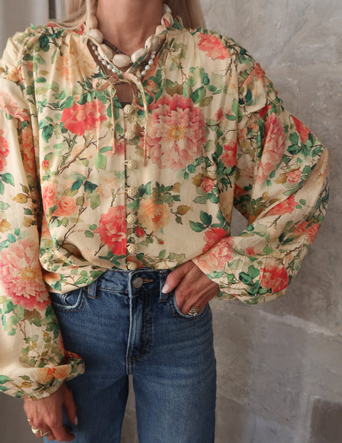 Vale Floral Top