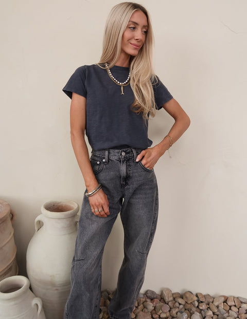 Janae Acid Wash Tee