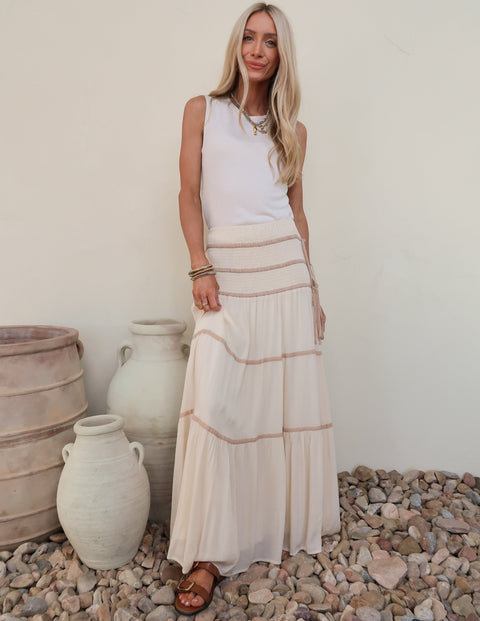 Sahara Breeze Maxi Skirt