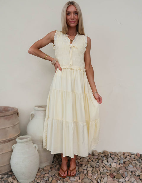 Hattie Tiered Midi Dress