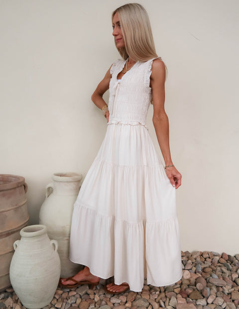 Hattie Tiered Midi Dress