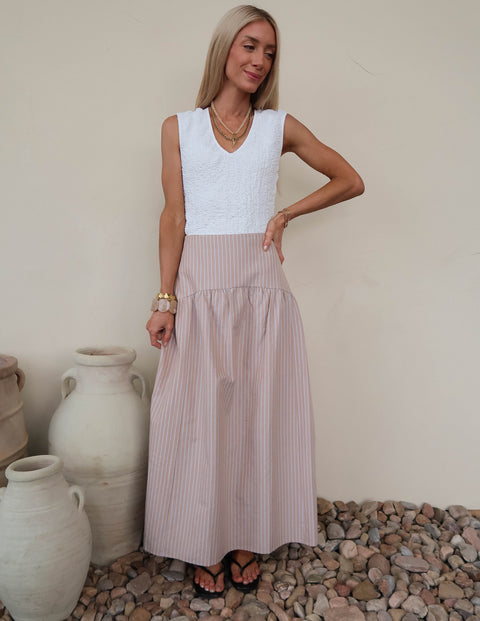 Riviera Stripe Skirt