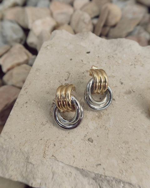 Bon Lee Interlocking Earrings