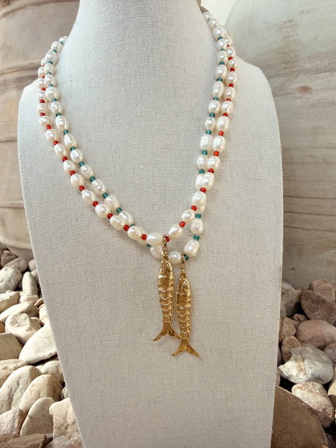 Capri Waters Fish Necklace