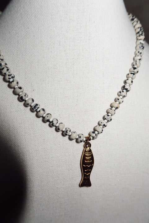 Bora Bora Beaded Fish Necklace