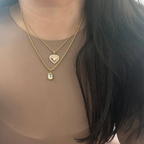 Love Glow Glass Pendant