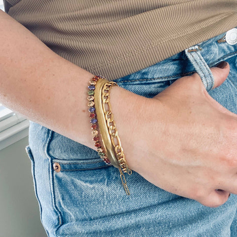 Forever Yours Figaro Bracelet